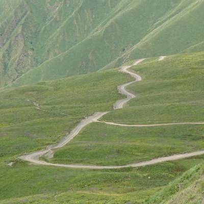 Bergregion Chewsureti im Kaukasus: Bildergalerie der Georgienseite